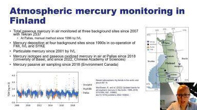 Air-Terrestrial and Air-Waterbody Fluxes of Mercury in a Boreal Area
